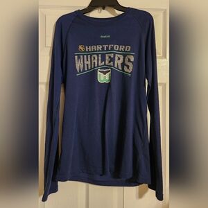 Hartford whalers long sleeve shirt